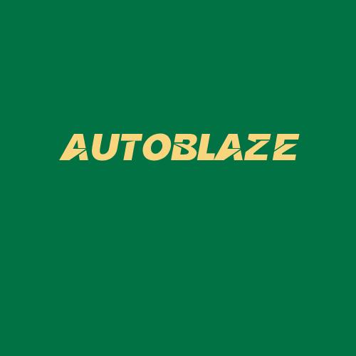 Logo da AUTOBLAZE